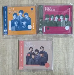 SexyZone　NOTFOUND 3形態まとめ売り