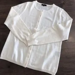 フランドルセレクション ニットカーディガン ウール