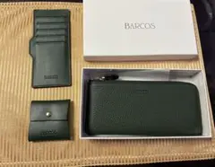 新品未使用 BARCOS 長財布　グリーン