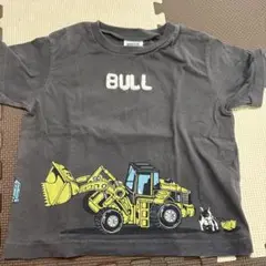 ショベルカー　Tシャツ 80cm ブリーズ