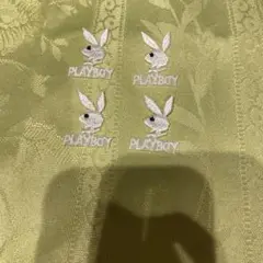 PLAYBOY ワッペン 白　大