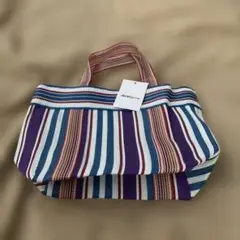 ストライプ トートバッグ