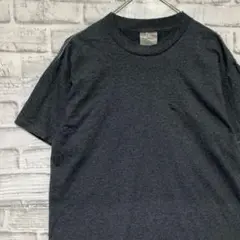 USA製90sヴィンテージTシャツ！シングルステッチ　グレー半袖古着　M711