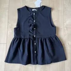 しまむら　フリルペプラムベスト