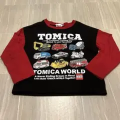 トミカ 長袖カットソー Tシャツ110 美品　救急車　消防車　パトカー