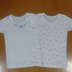 女の子 半袖 肌着 2枚セット