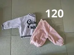 【120】女の子冬用トップス　2着セット