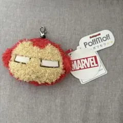 MARVEL アイアンマン　フェイスパスケース　新品　ポフモフ　パスケース