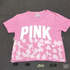 PINK プリント Tシャツ