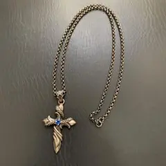 シルバーネックレス　クロス