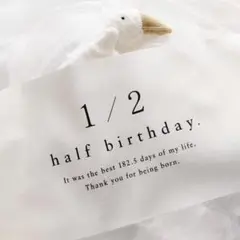 half ハーフバースデー 誕生日 バースデータペストリー 6か月