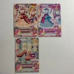 アイカツ！アーガイルワンピ2種＋フェミニンレースパンプス3枚セット【未使用品】