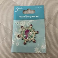 ディズニー　ピンバッジ　エルサ