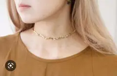 【GOLD】プリュイpluieデブリスチョーカー