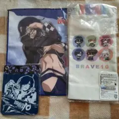 パス　ケース　タオル　海野六郎　BRAVE10　ブレイブテン　霜月かいり