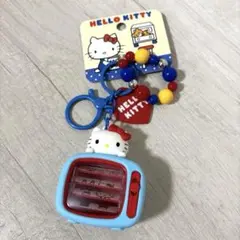 【新品】ハローキティー　テレビチャーム付き　キーホルダー