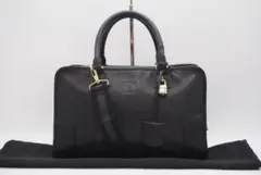 LOEWE ハンドバッグ アマソナ36 ブラック カーフレザー ABランク 美品