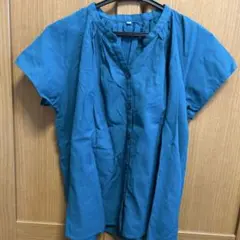 無印良品　未使用フレンチスリーブシャツ　最終お値下げ