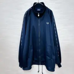 ★★FRED PERRY フレッドペリー　ジャージ　ネイビー　L 迅速配送