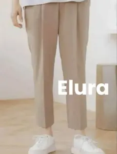 Elura ベージュ スラックス M 春夏