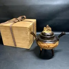 香炉　高岡銅器　蝋型鋳物　村田宏作　七福神　桐箱入り 香炉高岡銅器蝋型鋳物村田宏作七福神桐箱入り