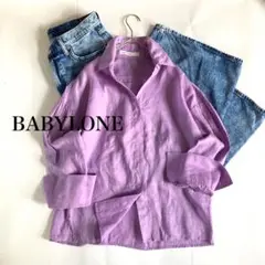 バビロン　BABYLONE シャツ　リネンシャツ