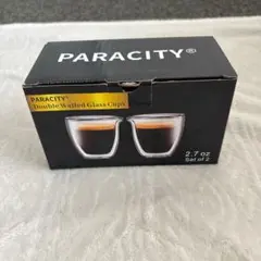 エスプレッソカップ 2 個セット　エスプレッソショットグラス