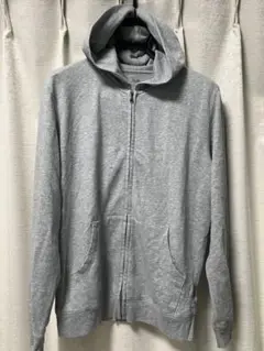 ユニクロ 薄手パーカー グレー Lサイズ