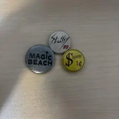 Stussy 缶バッジ