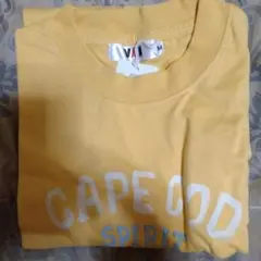 VAN Tシャツ M イエロー キッズ用