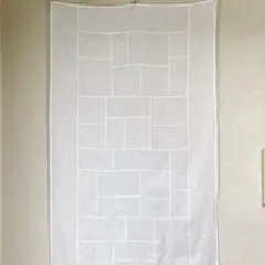 ポジャギ　149×75 ホワイトリネン　No.200
