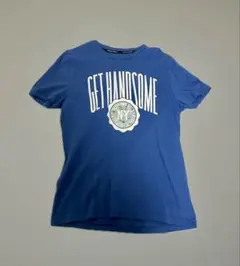 GET HANDSOME Tシャツ 青