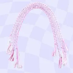 【ミサンガ ピンク⑦】22〜25cm 5本まとめ売り ハンドメイド ブレスレット
