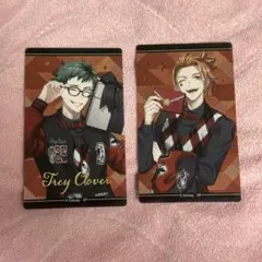 ツイステ メタルカード ケイト トレイ(箔押し) 2枚セット