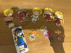 キャンディキャンディ　パティとジミー　アラレちゃん　キキララ　マスコット　昭和