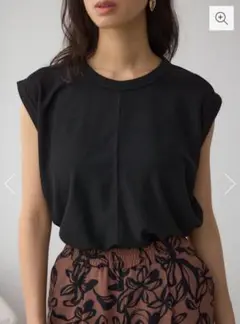 AZUL BY MOUSSY シアーワッフルノースリーブTシャツ