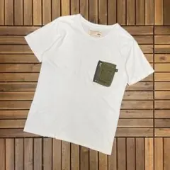 ALPHA INDUSTRIES クルーネック 半袖 ポケット Tシャツ ポケT
