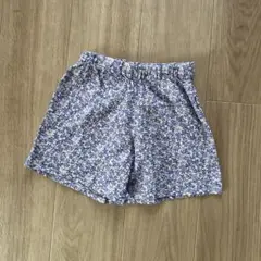 BeBe べべ　花柄 ハーフパンツ　キッズ半ズボン　キュロット　夏　110cm