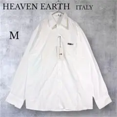 【新品】HEAVEN EARTH ホワイト 長袖シャツ M 白 ワイシャツ