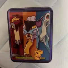 ポケモン 明治 meiji チョコスナック 缶 エンテイ　ライコウ　スイクン