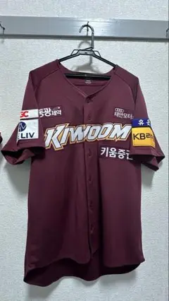 【貴重】KBOリーグ キウムヒーローズ ユニフォーム #38 イ・ジュヒョン