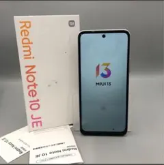 Redmi Note 10 JE/XIG02/クロームシルバー/判定〇/箱付