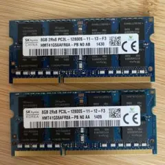 SK hynix / 8GB 2Rx8 PC3L-12800S (2個)