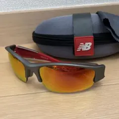 New Balance スポーツサングラス 偏光レンズ ケース付き