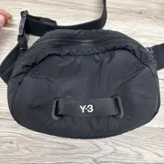 Y-3 ブラック ボディバッグ