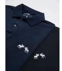 Abercrombie & Fitch ネイビー ポロシャツ sサイズ
