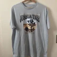 ジョシュアツリー Tシャツ ライトブルー