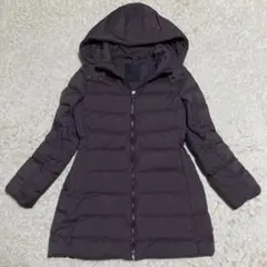 【ほぼ未使用】TATRAS ポリテアマ ダウンコート Aライン パープル XS