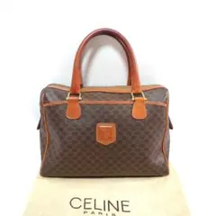 CELINE マカダム柄 ハンドバッグ
