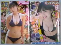 【田中美久 2冊・美品】【クリアファイル】漫画アクション、ヤングジャンプ